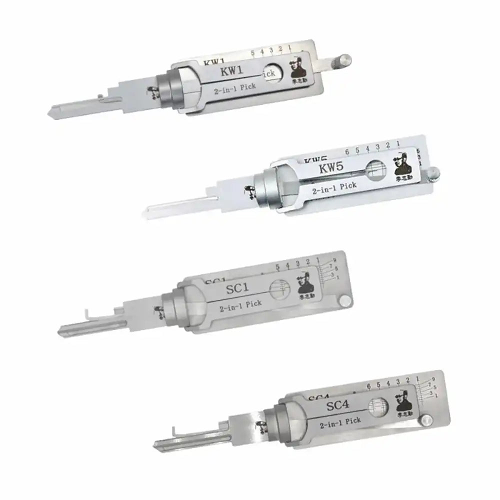 Classic Lishi Residential Pick Set | SC1, SC4, KW1, KW5 (4-Pack)