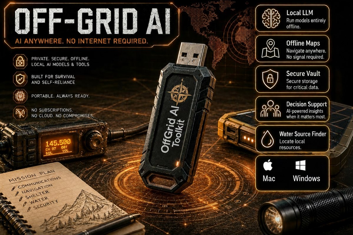 Off Grid AI Tool Kit USB