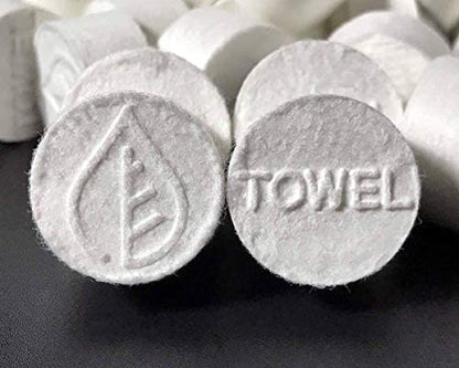 Coin Tissues | 500 Pack with 4 Carrying Cases | Toilet Paper Tablets | Compressed Towels | Expandable Wipes | Soft & Odor Free