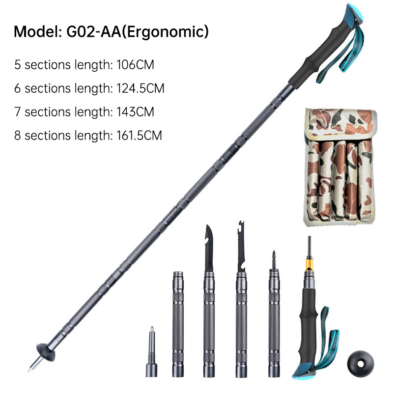 Collapsible Tactical Trekking Pole