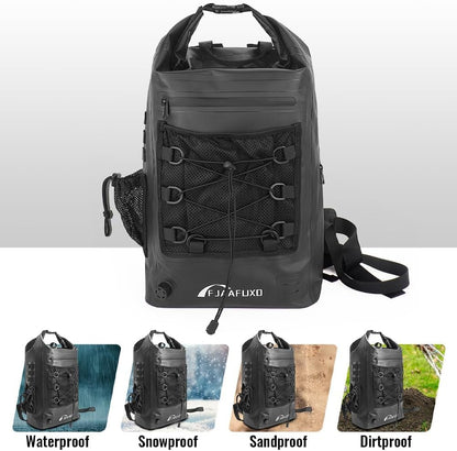 Faraday Travel Backpack Dry Bag - EMP Proof Military Grade, 30L Sports Outdoor Bag - Waterproof, RFID Signal Blocking, Protect against Tracking, Spying & Hackings for Travel/Work