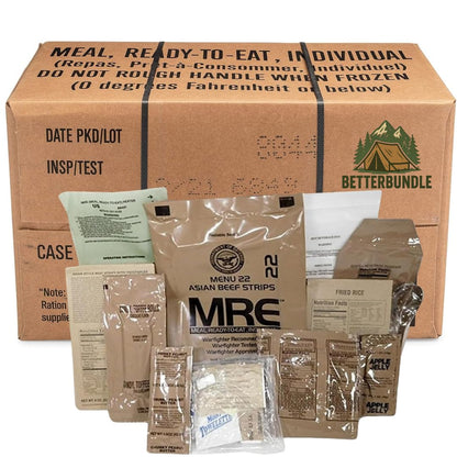 U.S. Military MRE Case | 12 Meals, 2026 Inspection