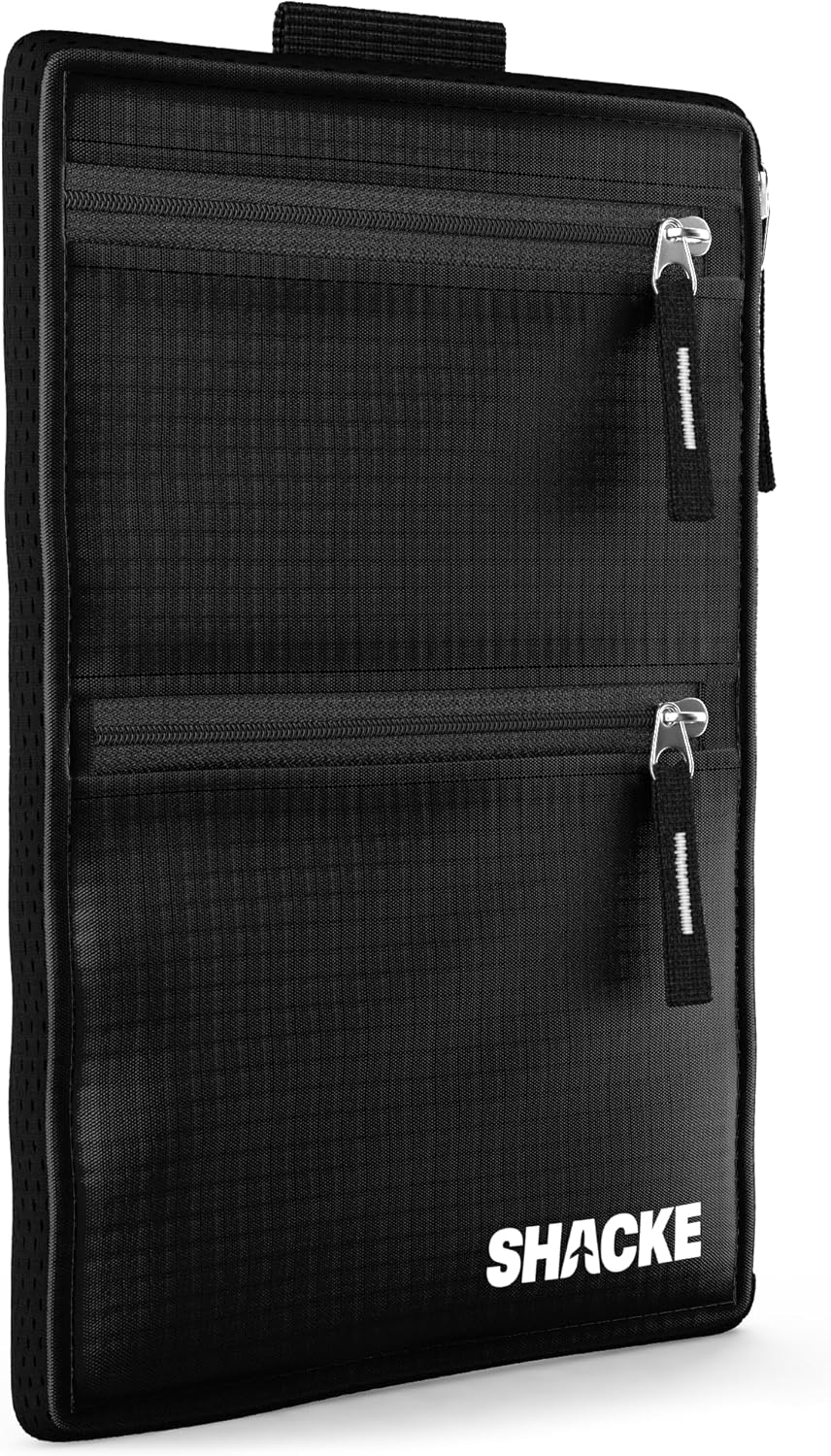 Stay Secure and Stylish with the Hidden Travel 2-in-1 Black Belt Wallet - RFID Blocking Neck Pouch for Passport and Essentials