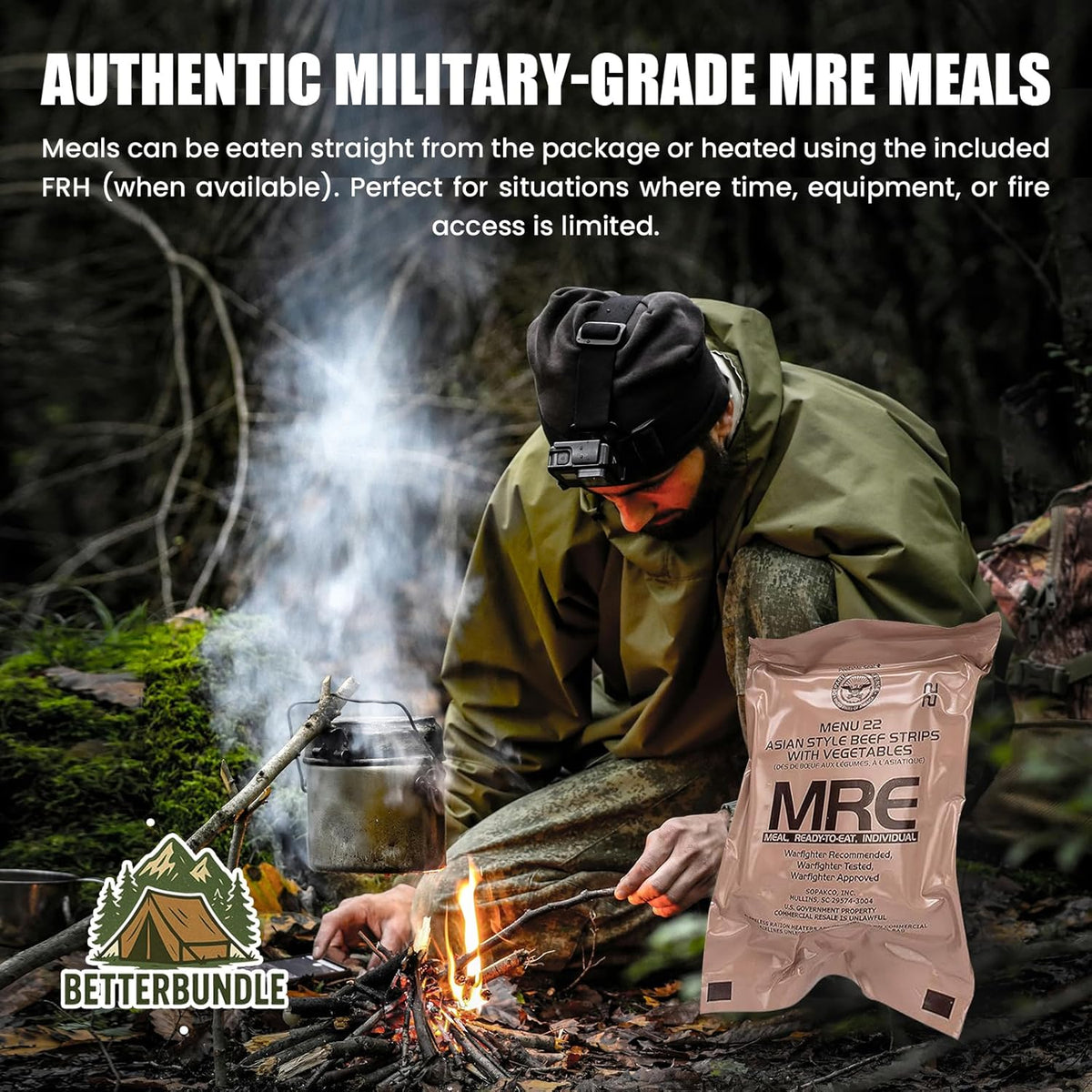 2026 Inspection MRE, U.S. MRE Meals, Emergency Supplies, Emergency Food Supply, Survival Food, Freeze Dried Food W/ Flameless Heater, Ready Meals (Variety Pack of 12) – (A or B Case Selected at Random) FRESH STOCK - 10 Year Shelf Life from Inspection Date
