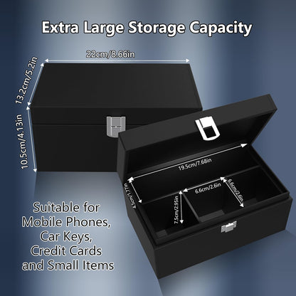 Ultimate Faraday Box with Bonus Faraday Bags – Extra-Large Signal Blocking Solution for Car Keys and Phones!