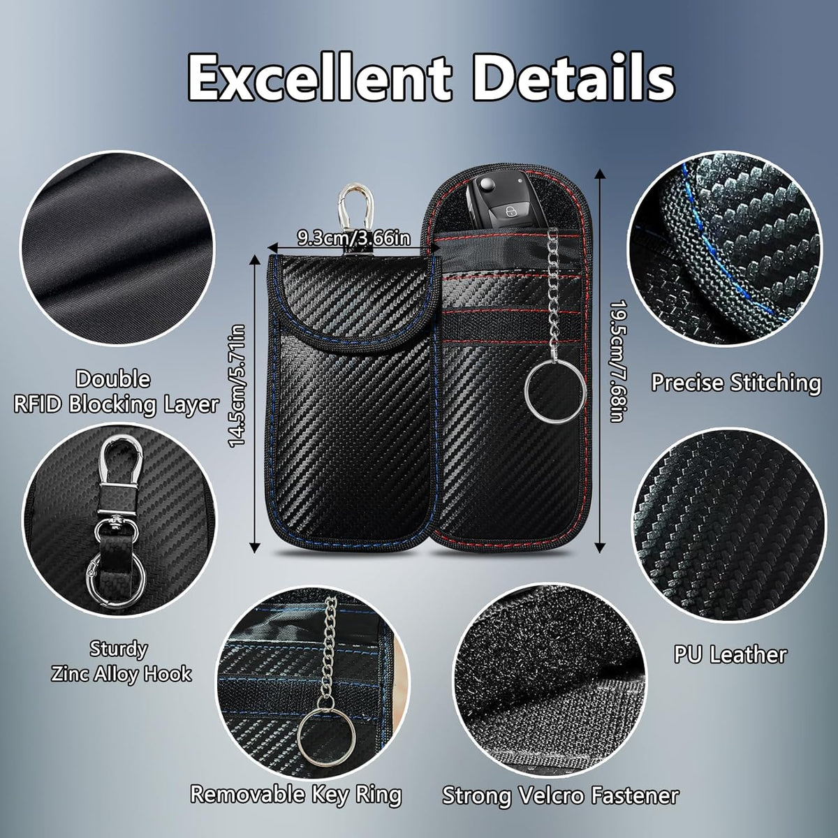 Ultimate Faraday Box with Bonus Faraday Bags – Extra-Large Signal Blocking Solution for Car Keys and Phones!