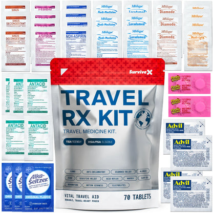 Survive X Travel Medicine Kit
