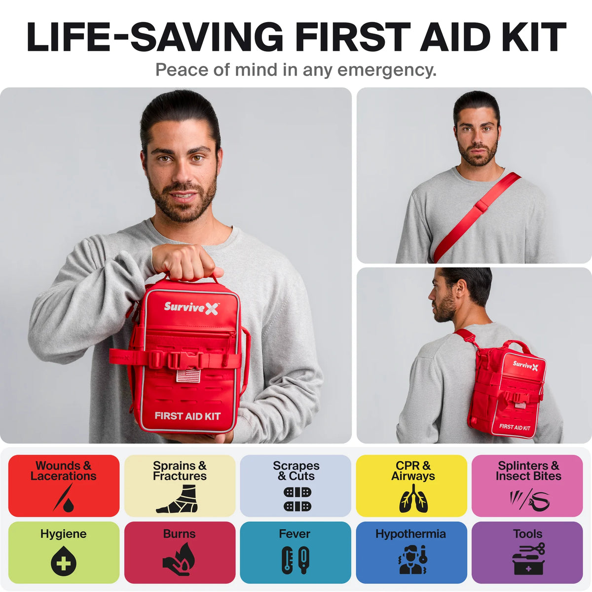 Survive X Large Pro First Aid Kit