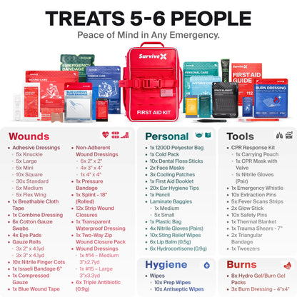 Survive X Large Pro First Aid Kit