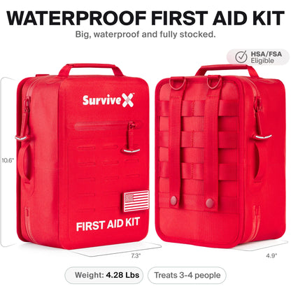 Survive X Large Waterproof First Aid Kit