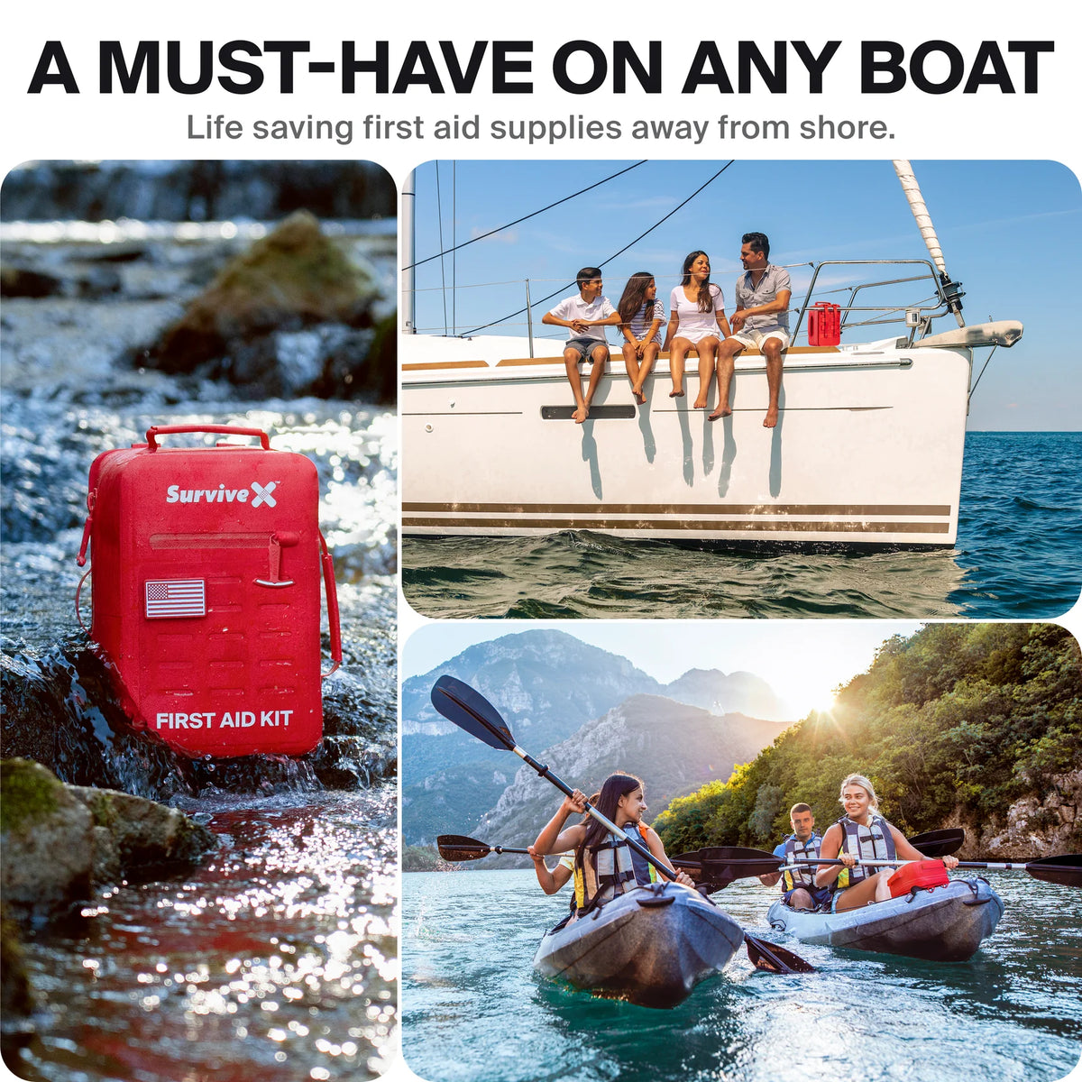 Survive X Large Waterproof First Aid Kit
