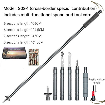 Collapsible Tactical Trekking Pole