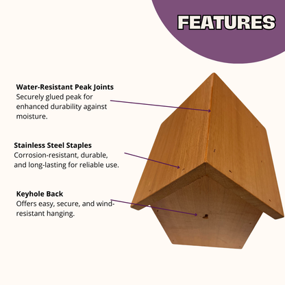 Chalet Bee House Complete Kit with Bee Certificate