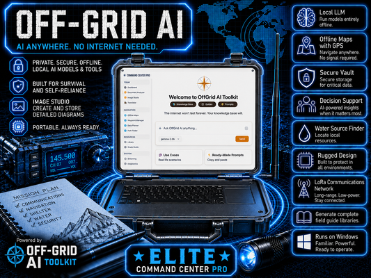 Cyber Deck Off-Grid AI | Elite Command Center Pro