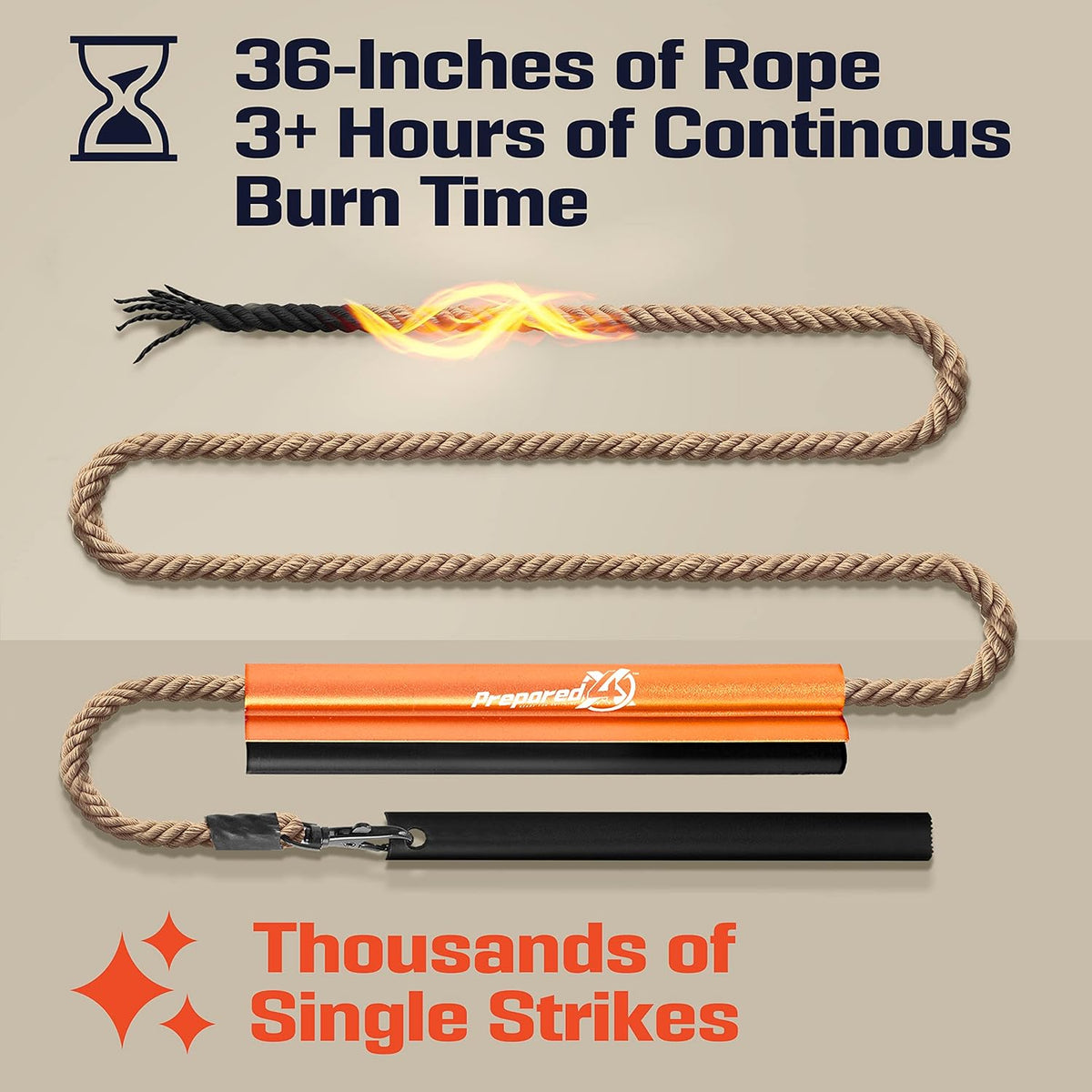 All-In-One Fire Starter | Flint & Steel Survival Kit