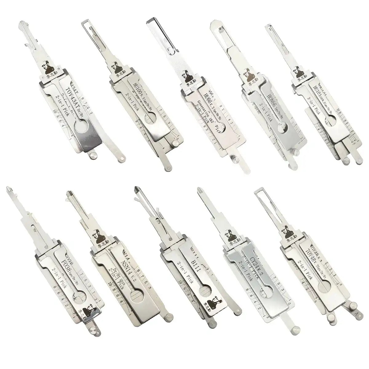 Classic Lishi 10pc Automotive Picks | Decoders Kit