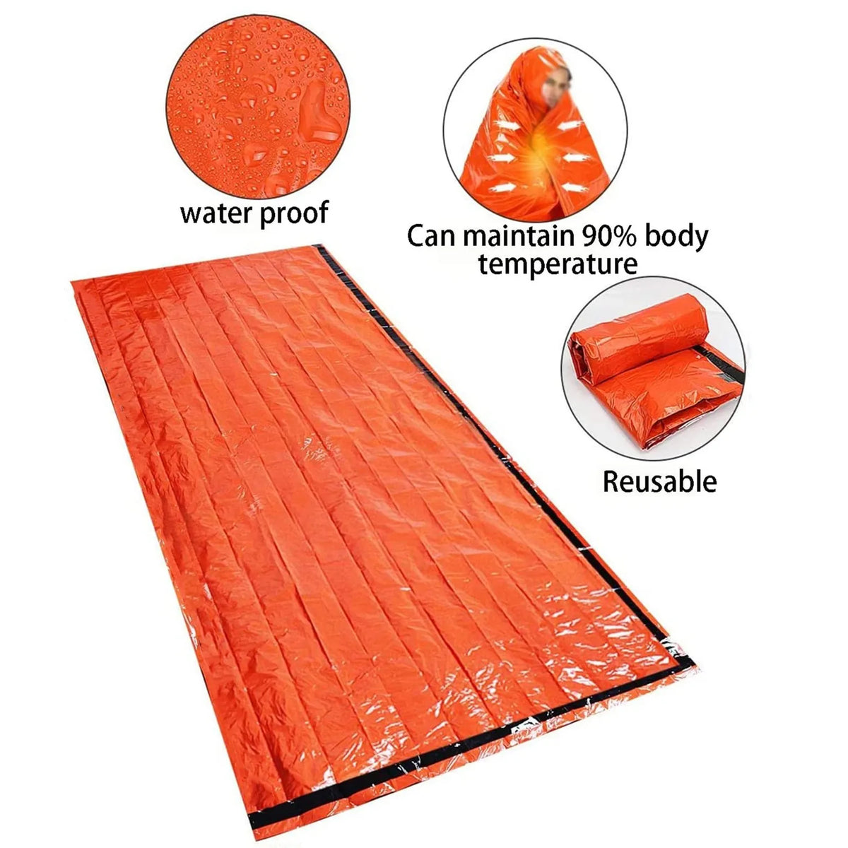 Emergency Mylar Survival Sleeping Bag