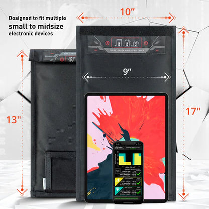 Mission Darkness™ Non-Window Faraday Bag for Tablets